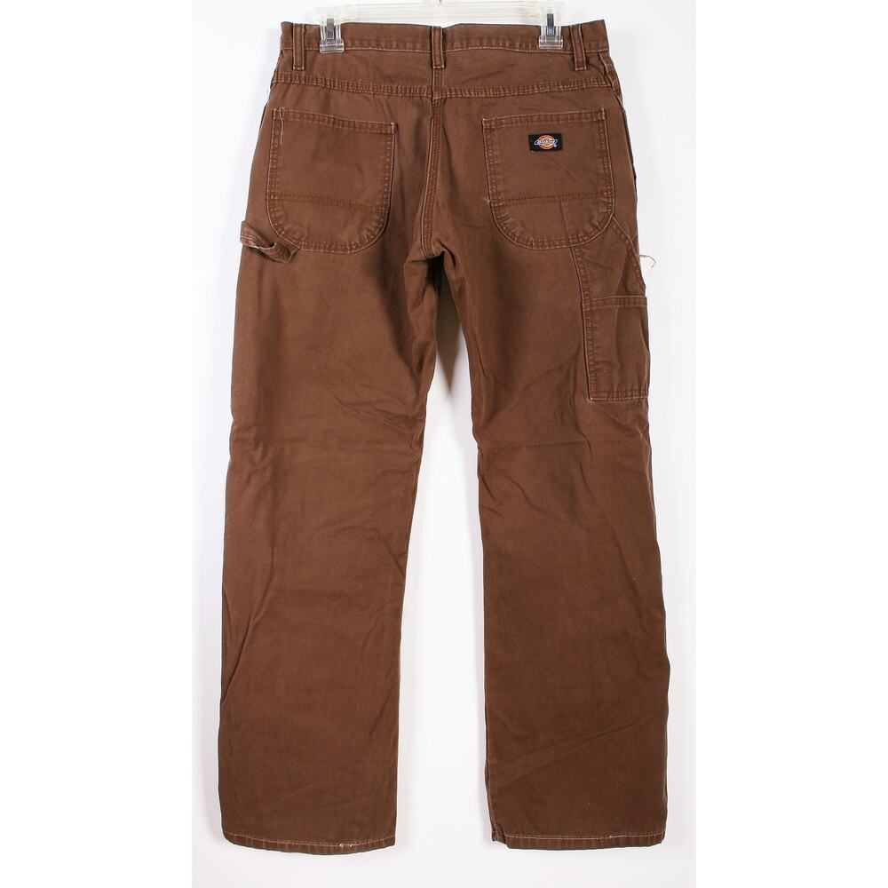 Men Clothing Dickies Cargo gold color carpenter work pants size 30 X 32